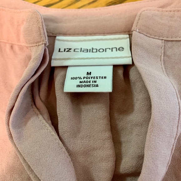 LIZ CLAIBORNE DUSTY PINK TOP - Picture 7 of 11